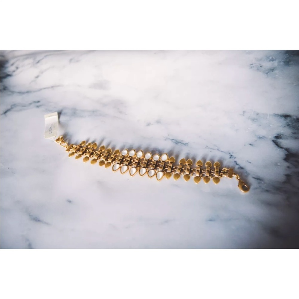 Lucky Brand Women’s Art Deco Brass Bracelet - Picture 3 of 7